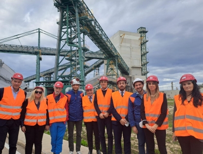 MOVIMENTO CINQUE STELLE VISITA CENTRALE ENEL BRINDISI