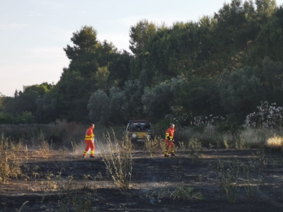 Mesagne. Incendio attiguo a Villa Cavaliere