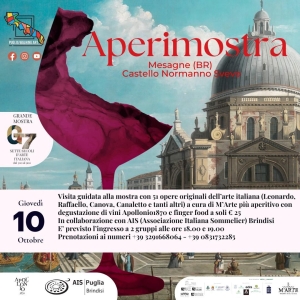 Mesagne, 10 ottobre: nel Castello l’«Aperimostra» che chiude il ciclo estivo degli eventi