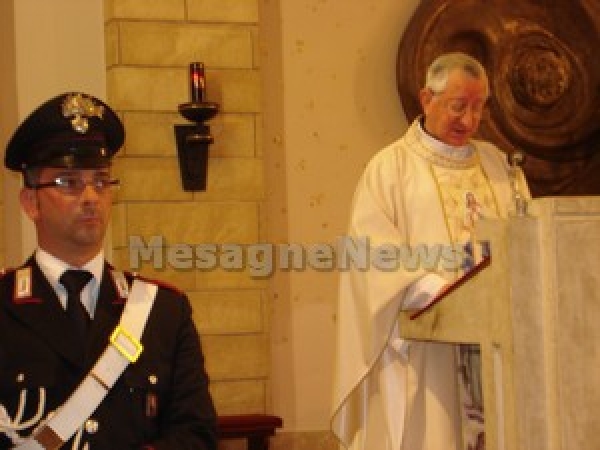 Celebrazione della “VIRGO FIDELIS”  patrona dell’Arma dei Carabinieri