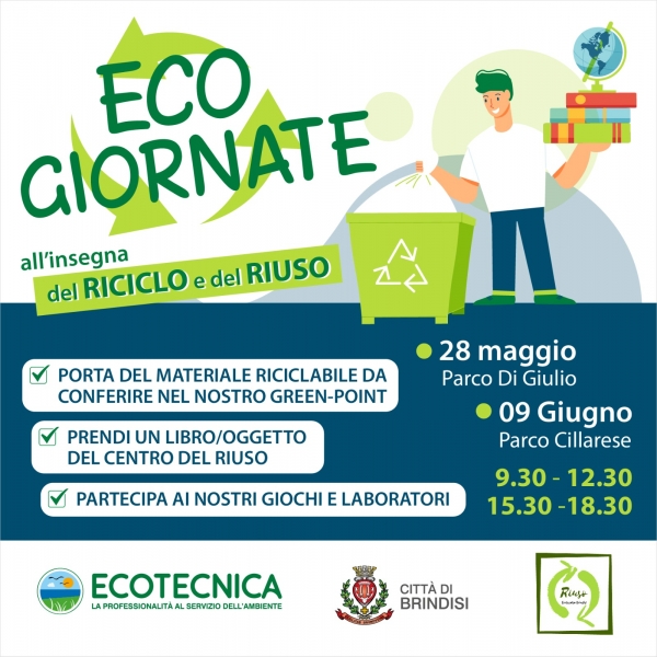 Eco Giornate il 28 maggio e il 9 giugno