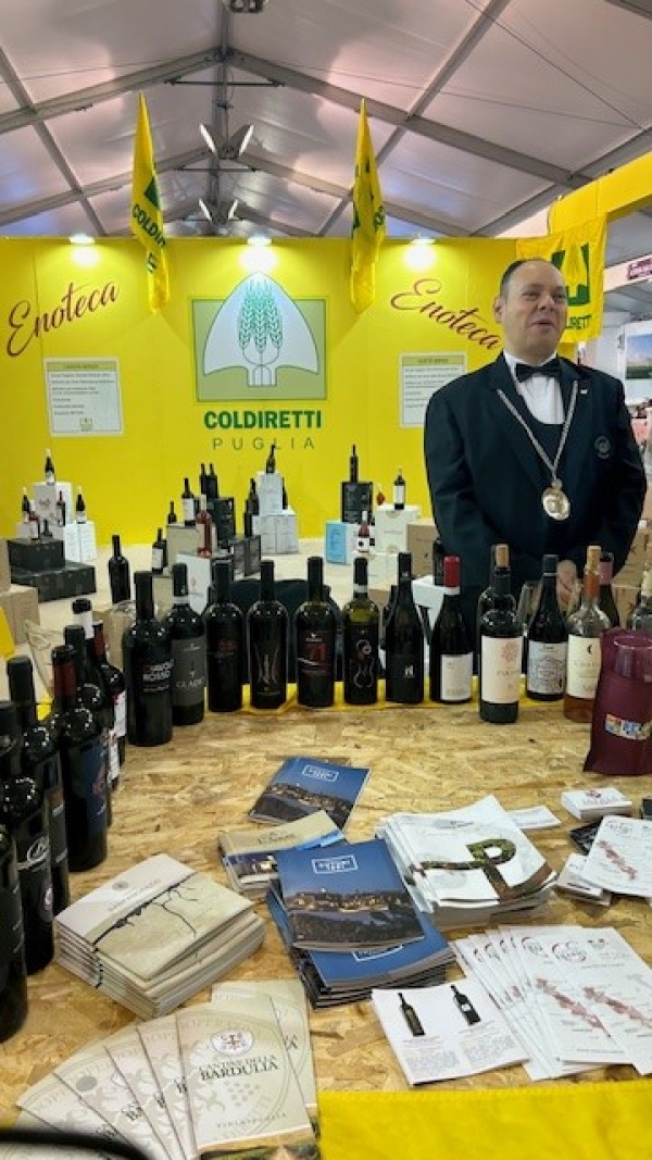 VINO: COLDIRETTI PUGLIA, PANIERE IG VALE 631MLN EURO