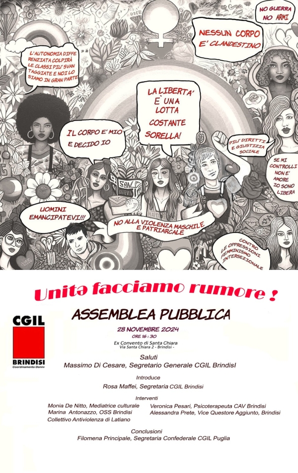 Cgil. Unite facciamo rumore