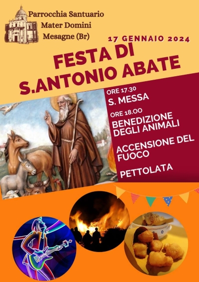 Mesagne. Mater Domini festeggia Sant&#039;Antonio Abate