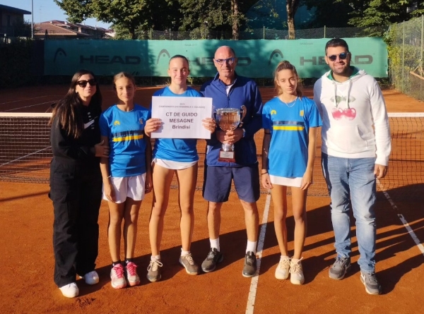 La squadra U.14 femminile del C.T.” Dino De Guido” Mesagne terza a livello nazionale