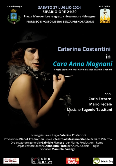 Torna a Mesagne la grande Caterina Costantini