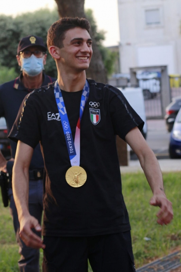 La medaglia d&#039;oro a Tokyo 2020, Vito Dell&#039;Aquila