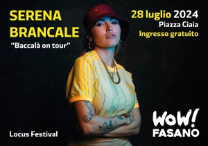 WOW! FASANO: Serena Brancale in Piazza Ciaia con il suo “Baccalà on tour”