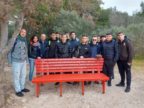 I ragazzi del Tecnologico del Ferdinando di Mesagne in ricordo di Renata Fonte