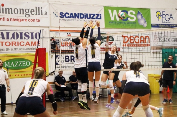 Inizia male il 2024 per l’Aurora Volley Brindisi che perde al tie-break