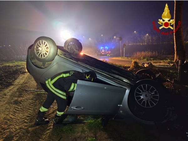 Incidente stradale con un ferito