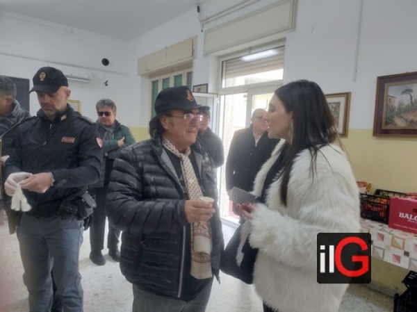 Capodanno di solidarietà: la Polizia di Stato offre il pranzo alla Casa Zaccheo di Mesagne, ospite Al Bano