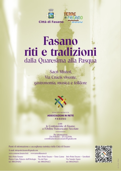 «Fasano riti e tradizioni» dalla Quaresima alla Pasqua