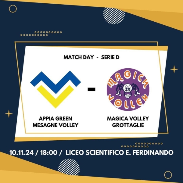 Mesagne, Serie D girone B: Sfida casalinga per il Mesagne Volley contro la Magica Volley Grottaglie