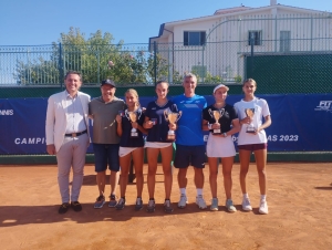 La Casalino riporta a Mesagne lo scudetto di doppio U.13 femminile di tennis