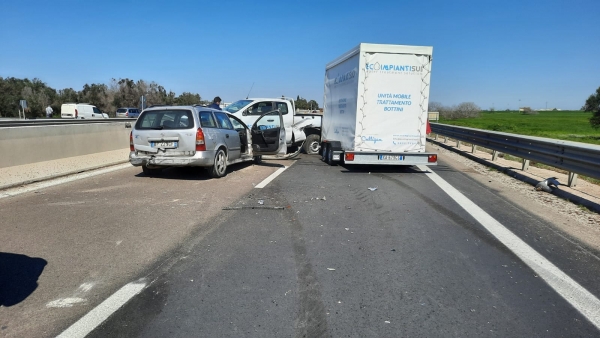 Incidente stradale sulla SS7