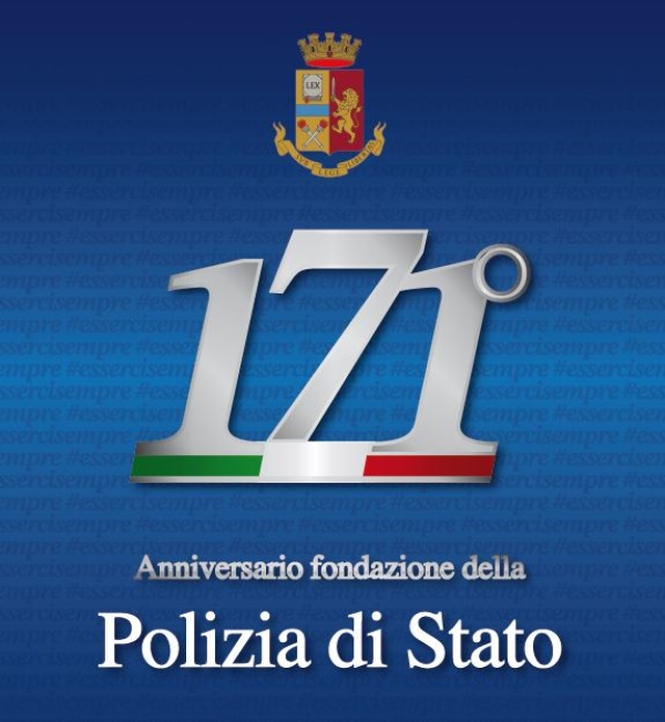 171° Anniversario della fondazione della Polizia di Stato