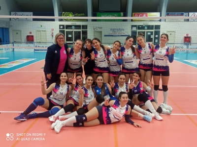 L&#039; Eurovolley - SS. Annunziata festeggia in trasferta la prima vittoria