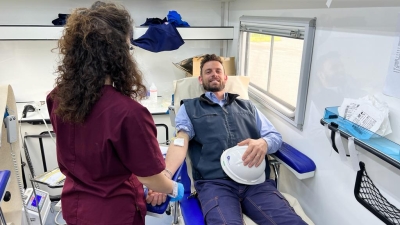 Donazione del sangue presso EUROAPI Italy, in collaborazione con l&#039;ospedale Perrino di Brindisi 