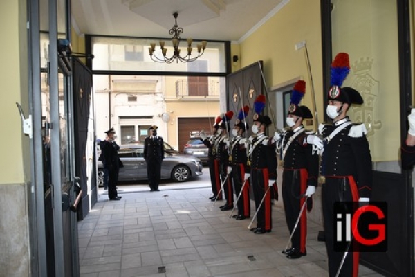 Visita del Generale Maurizio Detalmo Mezzavilla al Comando di Brindisi