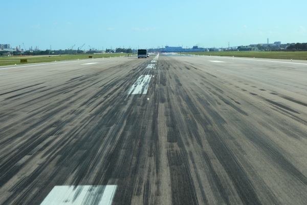 La pista dell&#039;aeroporto di Brindisi