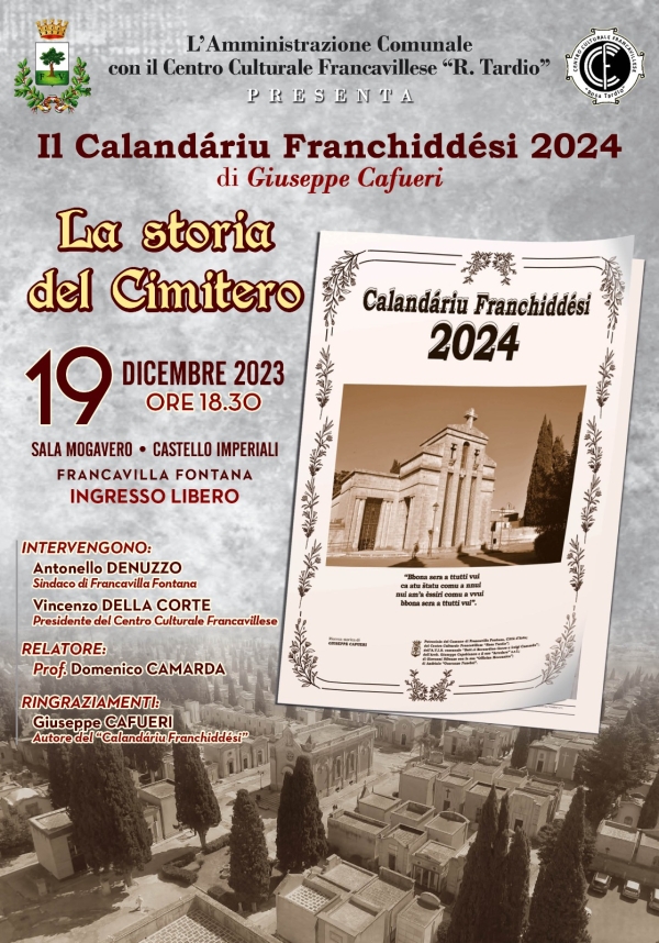 Presentazione della nuova edizione del Calendariu Franchìddesi