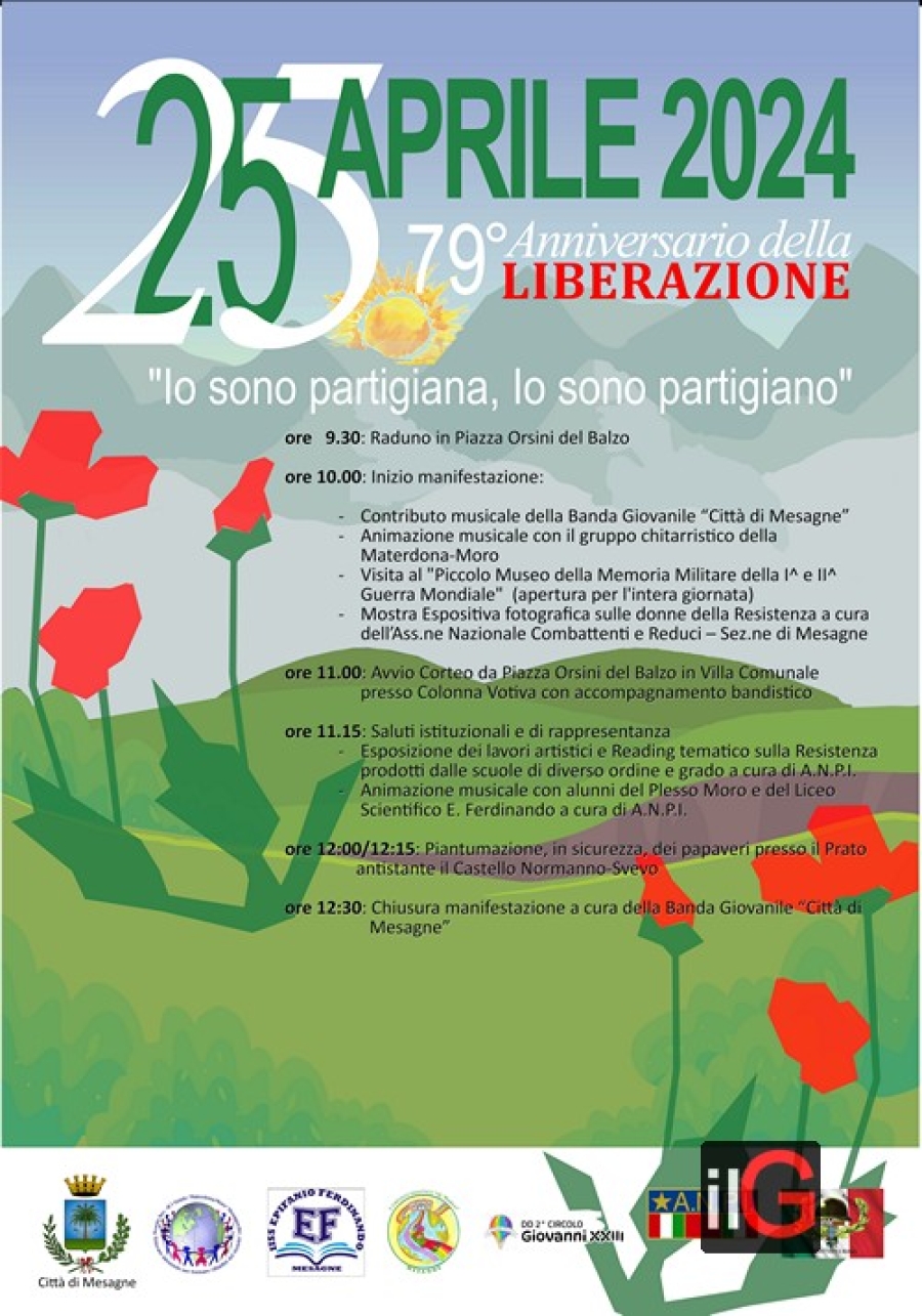 79° Anniversario della Festa Liberazione, il programma del 25 aprile a ...