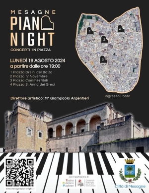 Mesagne Piano Night I edizione: lunedì 19 agosto l’evento nelle piazze