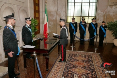 CARABINIERI, CERIMONIA DI GIURAMENTO DI 67 VICEBRIGADIERI