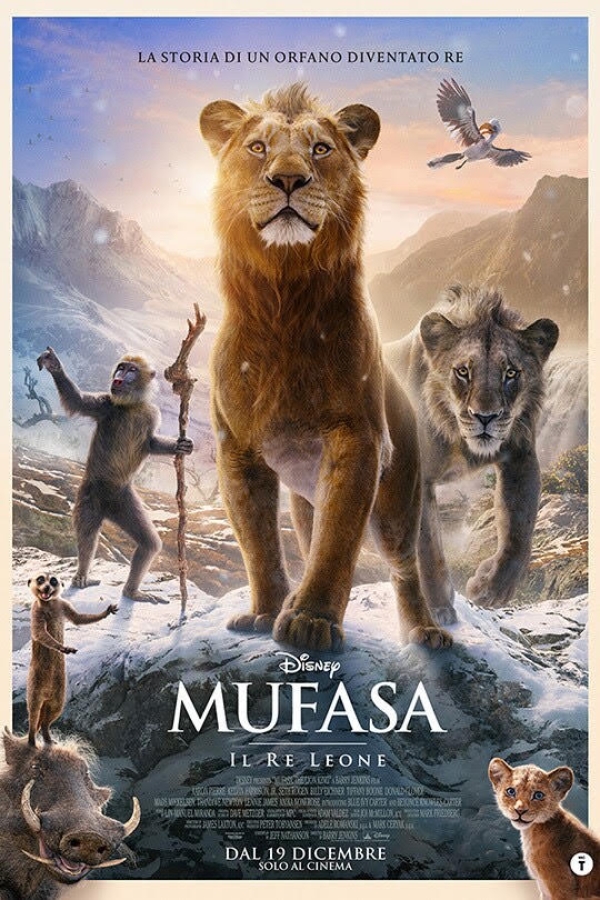 La saga del Re Leone torna al cinema: il film &quot;Mufasa&quot; nel weekend a Palazzo Roma