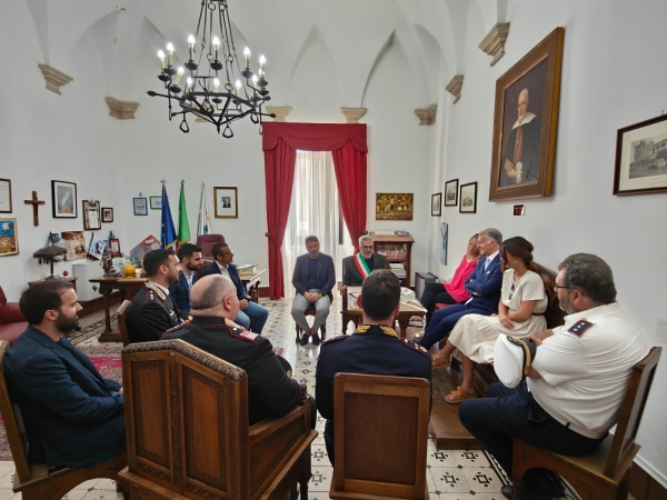 Il Prefetto di Brindisi in visita a Mesagne