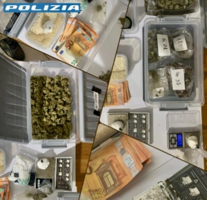 INDIVIDUO ARRESTATO CON DROGA E BANCONOTE APPARENTEMENTE FALSE