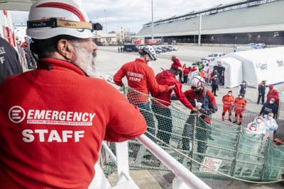 Lo sbarco dei Migranti a Brindisi