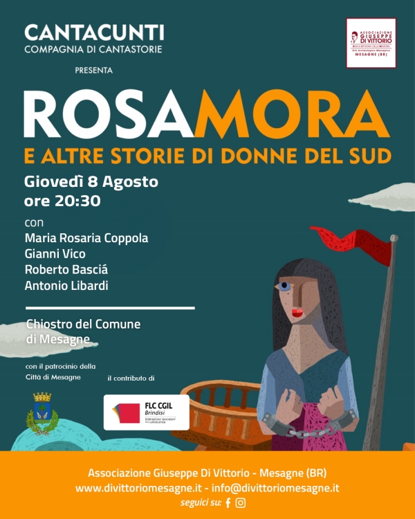 A Mesagne ROSAMORA e altre storie di donne del Sud