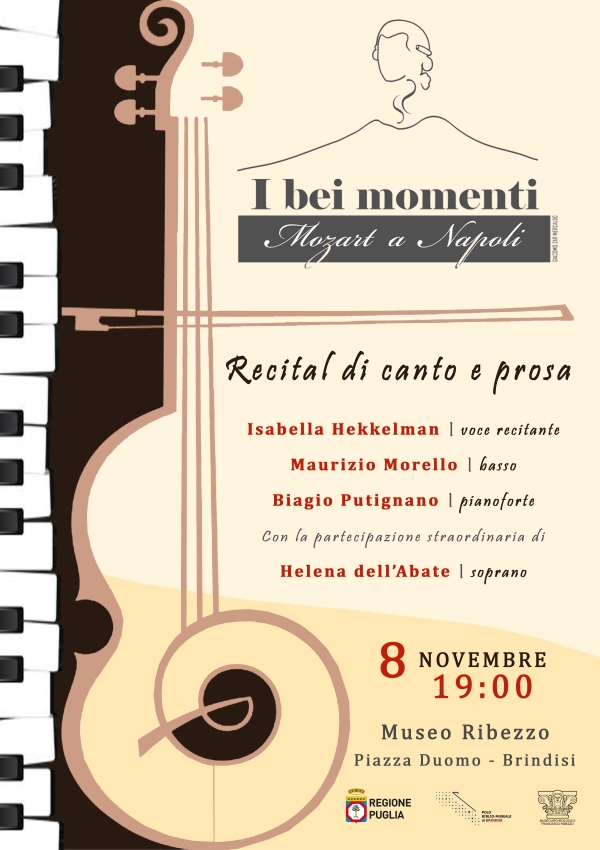 Al Museo Ribezzo concerto “I bei momenti. Mozart a Napoli”