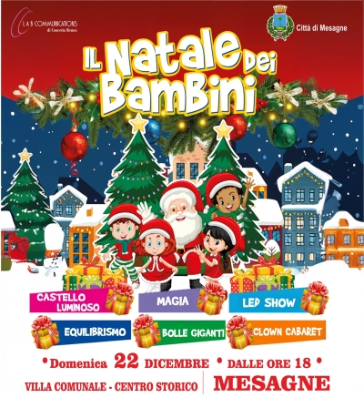 Il Natale dei bambini, domenica 22 dicembre a Mesagne