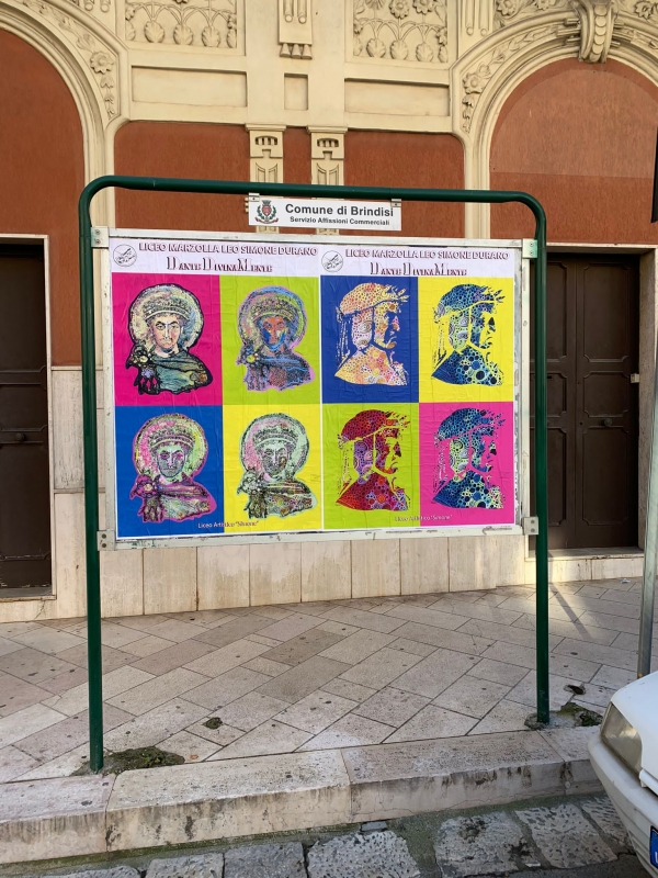 Dante DivinaMente: dall’arte pop ai percorsi multidisciplinari. Il Liceo Marzolla Leo Simone Durano rende omaggio al Sommo Poeta