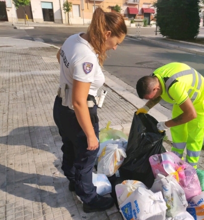 Abbandono rifiuti: avviato un controllo serrato della città