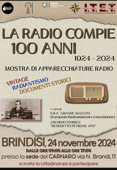 Iniziativa la radio compie 100 anni