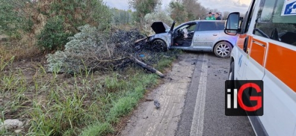 Mesagne-San Pietro. Incidente stradale con 1 ferito