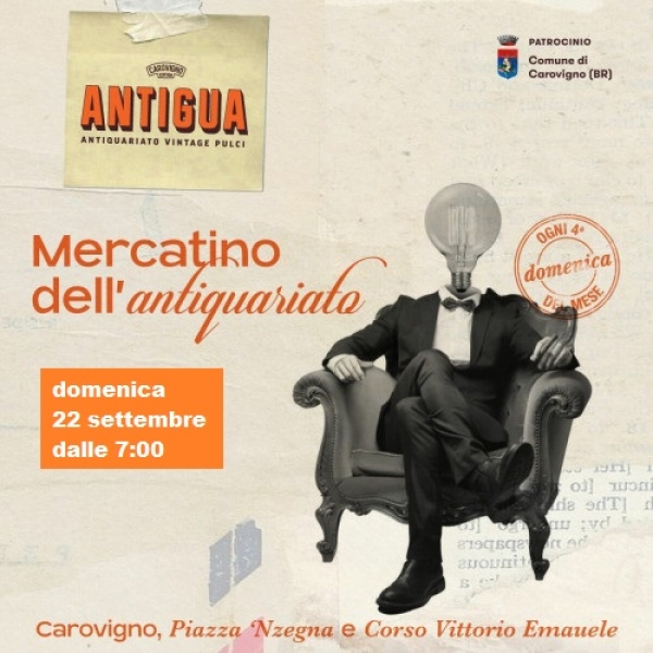 Domenica a Carovigno c&#039;è Antigua, mercatino dell&#039;antiquariato