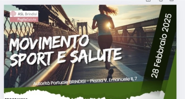 Movimento, sport e salute: un convegno il 28 febbraio a Brindisi