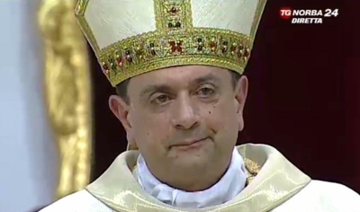 In foto mons. Giovanni Intini - arcivescovo della diocesi di Brindisi - Ostuni