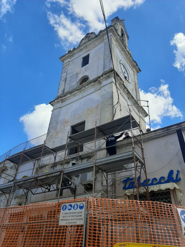 Al via i lavori di restauro conservativo della Torre dell’Orologio