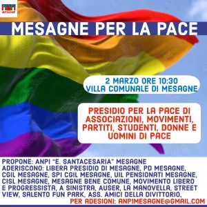 Anpi. Mesagne per la pace