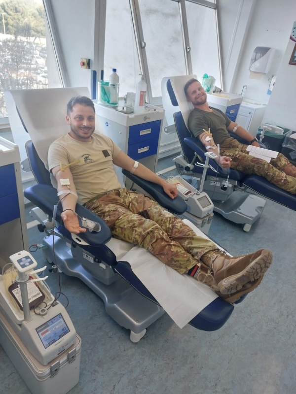 La Brigata Marina San Marco di Brindisi dona il sangue