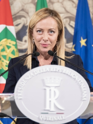 Il Premier Giorgia Meloni annuncia il G7 a Fasano