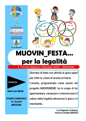 MESAGNE. “MUOVIN_FESTA… per la legalità” – 12/05/2023