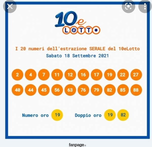 Pioggia di euro con 10 e Lotto