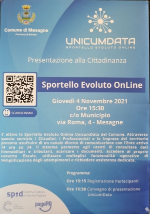 Giovedì presentazione a Mesagne di UnicumData